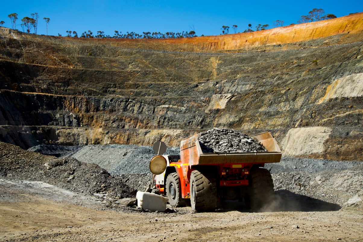 Truck from Underground Mine