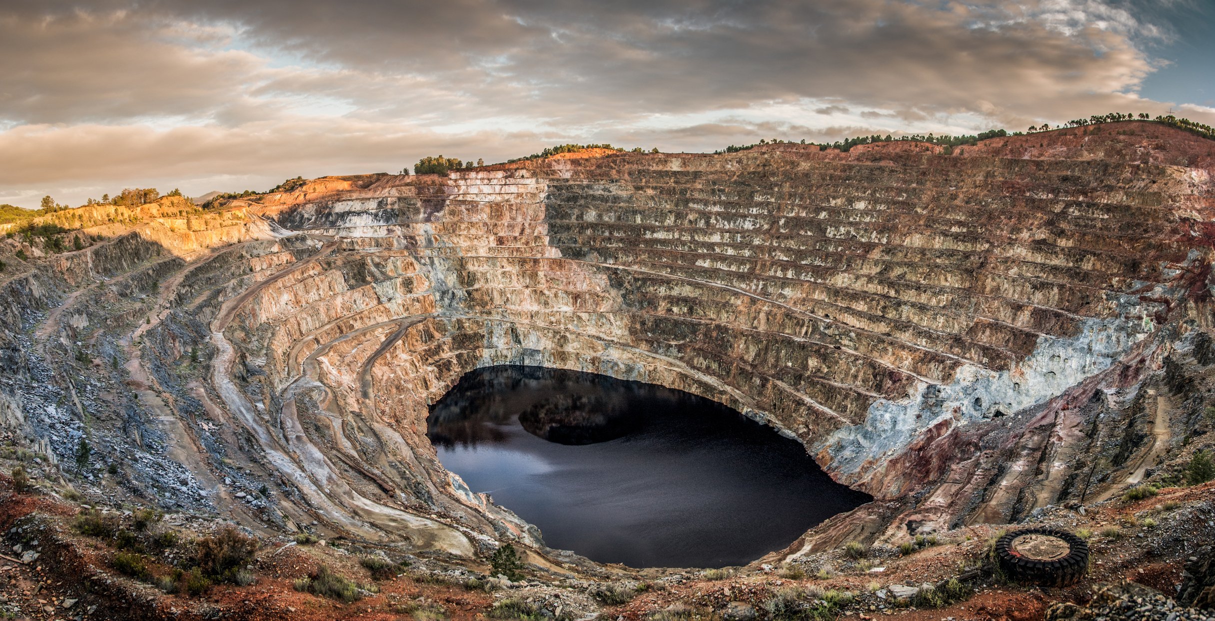 Opencast mine