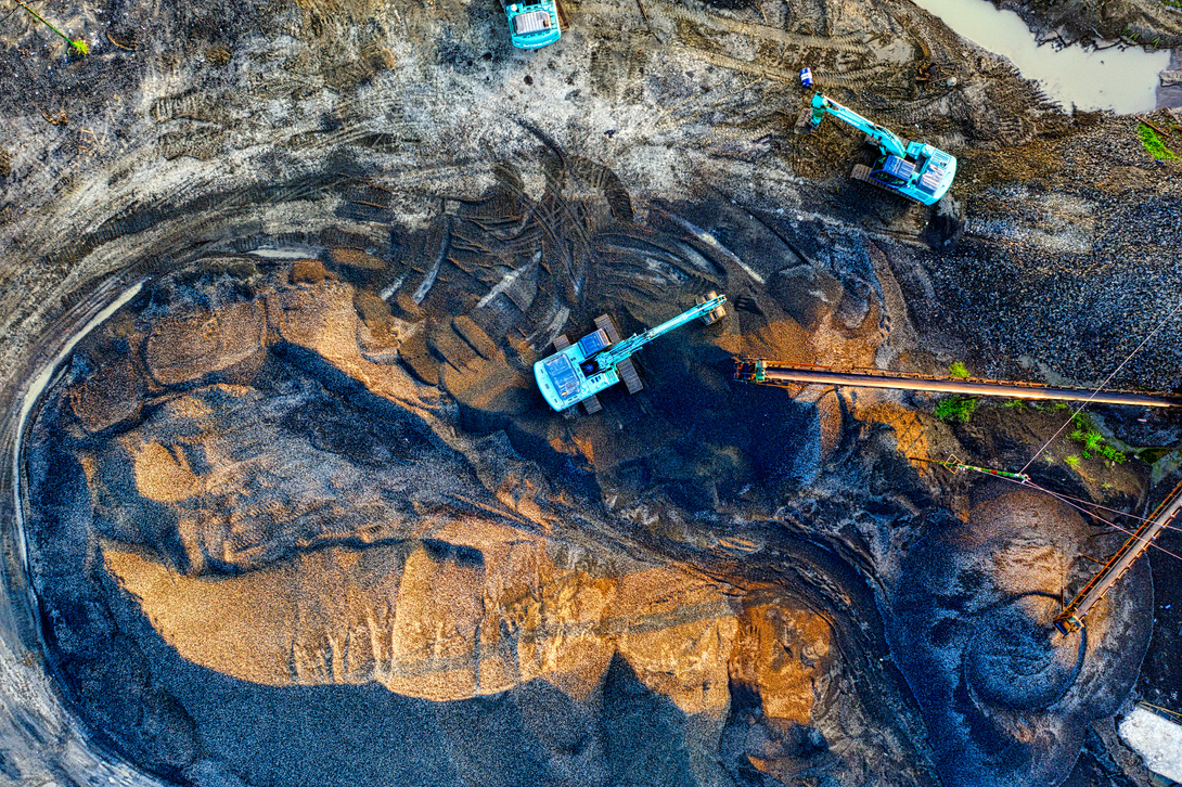 Drone Shot of a Mine 